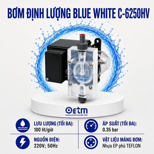 BƠM ĐỊNH LƯỢNG BLUE WHITE C-6250HV